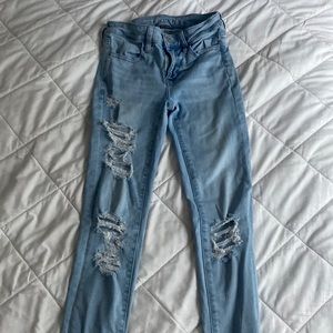 AE next level ripped high-waisted jeggings